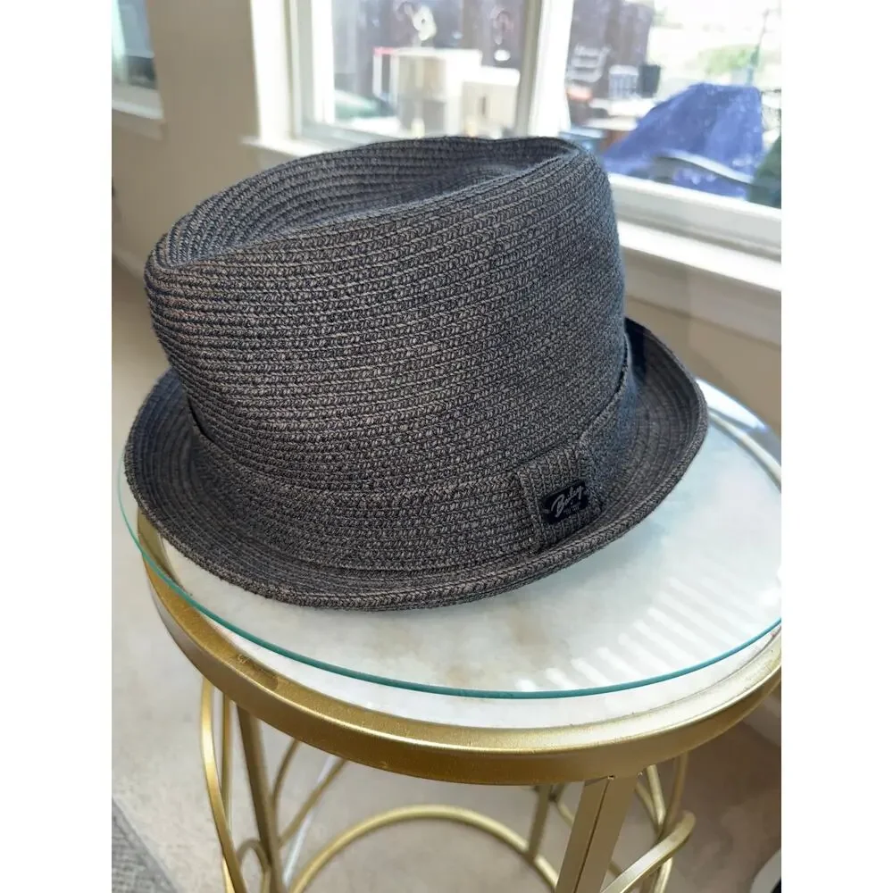 Bailey of Hollywood Gray Paper Blend Fedora Trilby Hat XL Lightweight